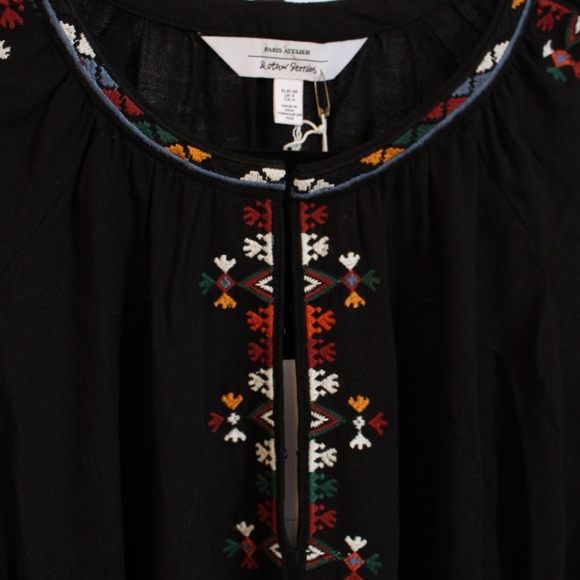 & Other Stories Embroidered Peasant Maxi Dress - Picture 7 of 8